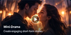 Illustrative cinematic scene showing two characters in an emotional moment