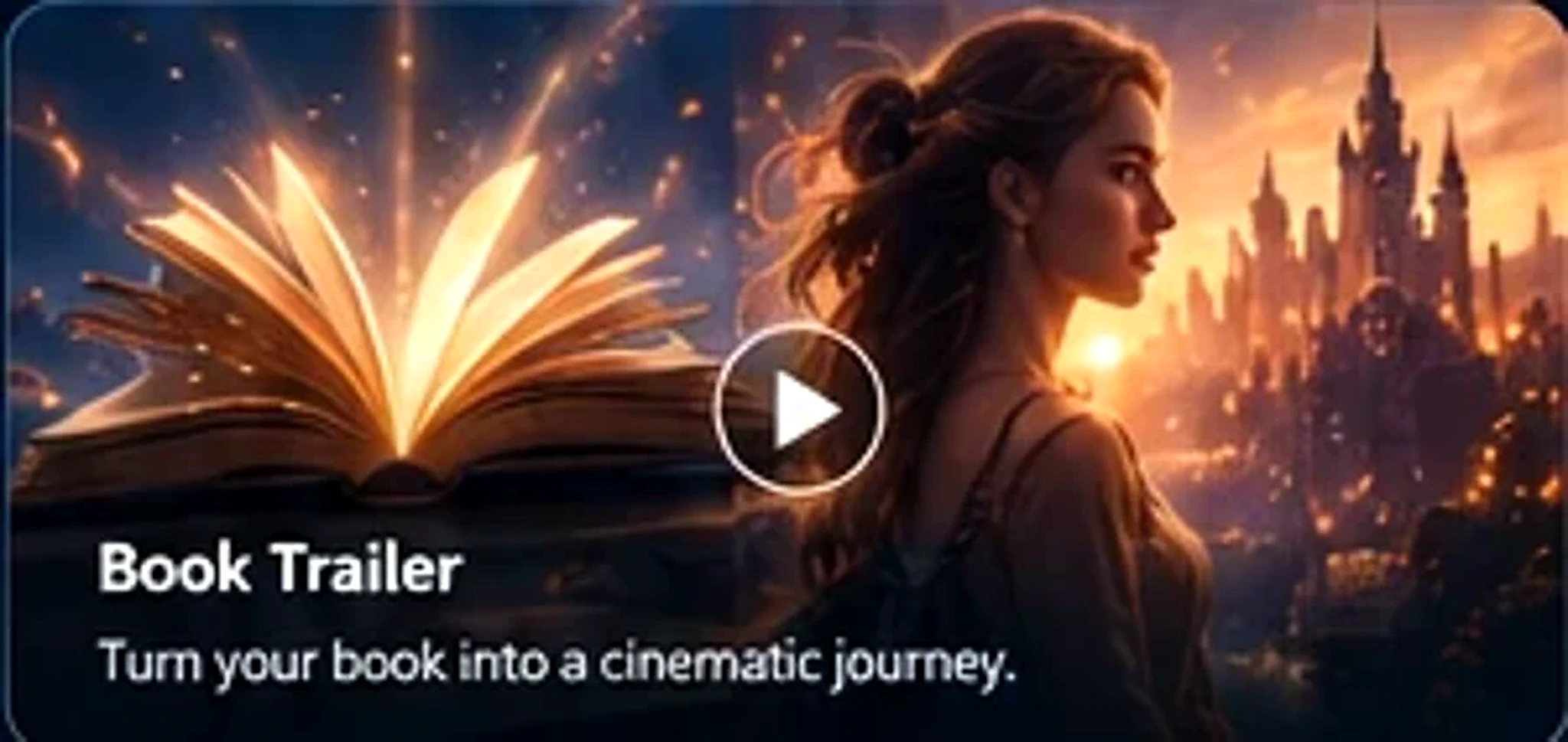Glowing storybook illustration
